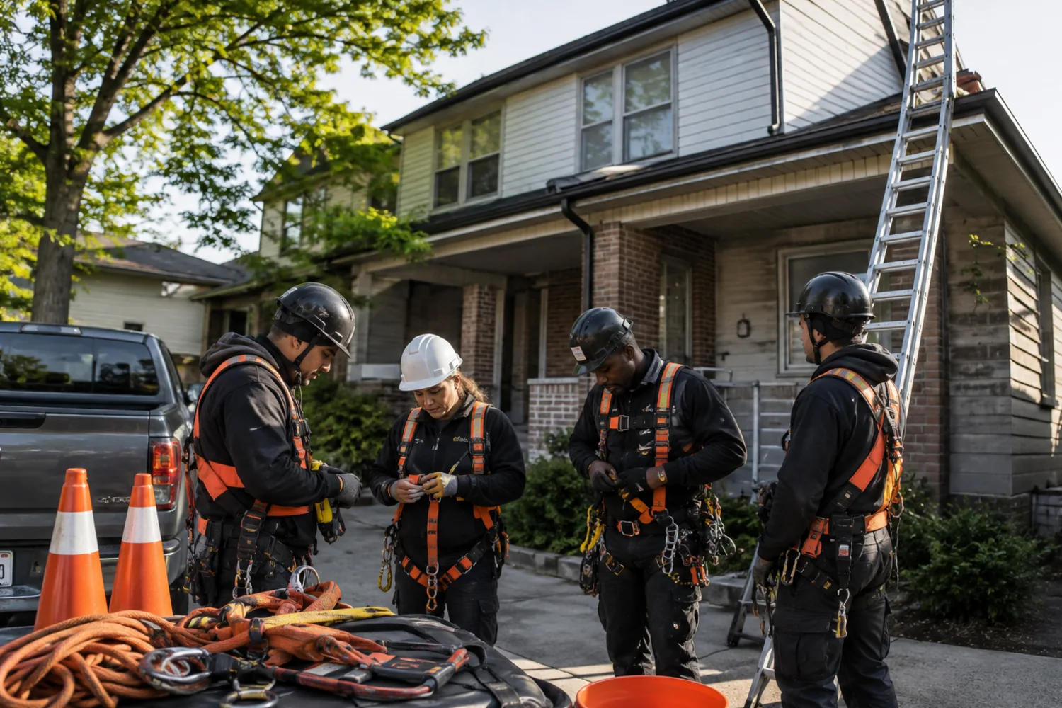 SMS terms for Toronto roofing request updates