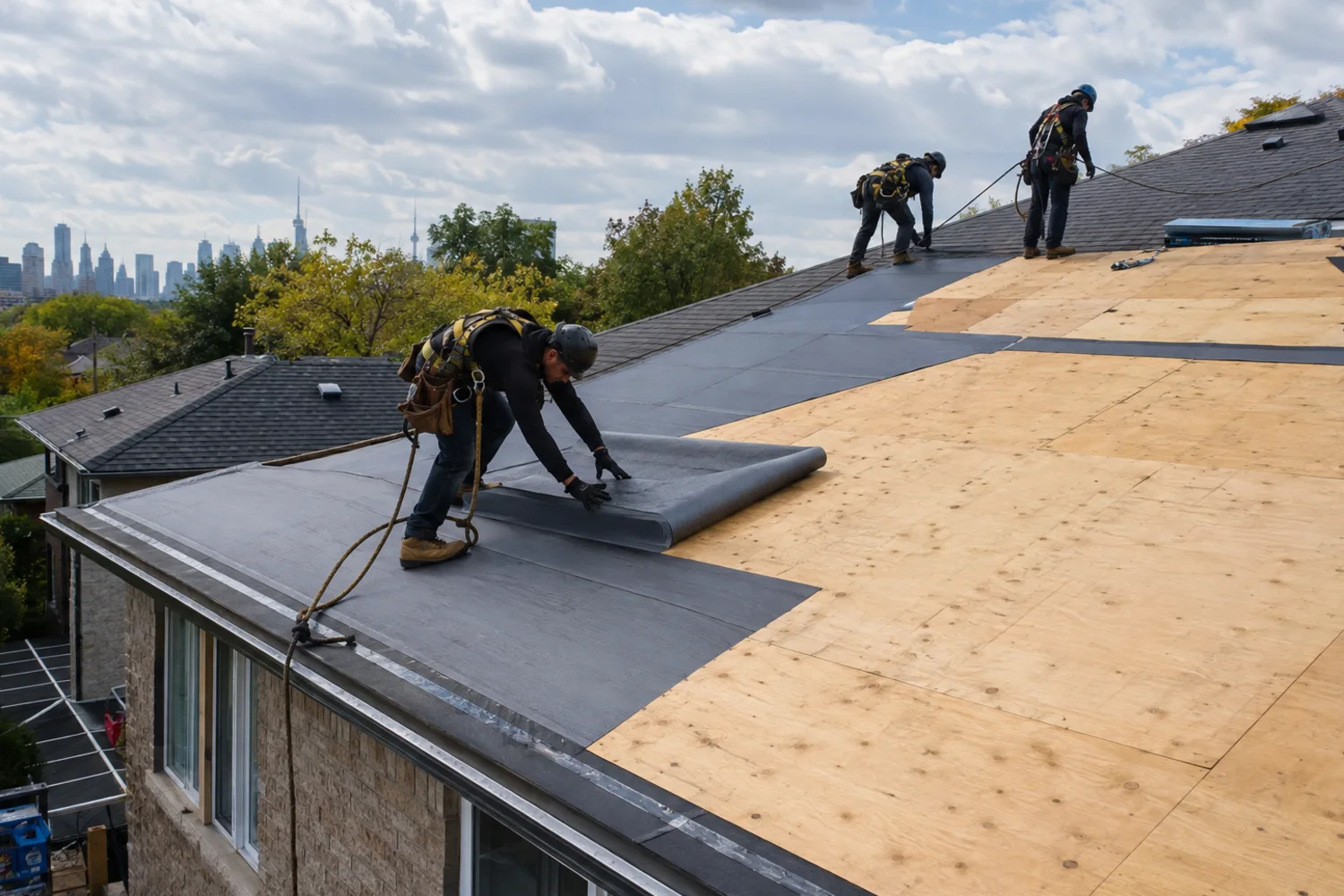 Sagging or Soft Roof Deck Toronto